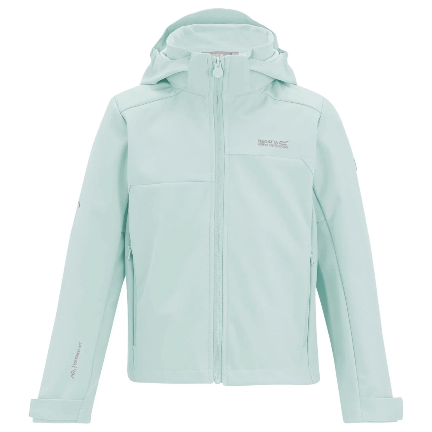 Детско софтшел яке Regatta Kid's Acidity Softshell jacket - Ocean Mist / Ivy Moss