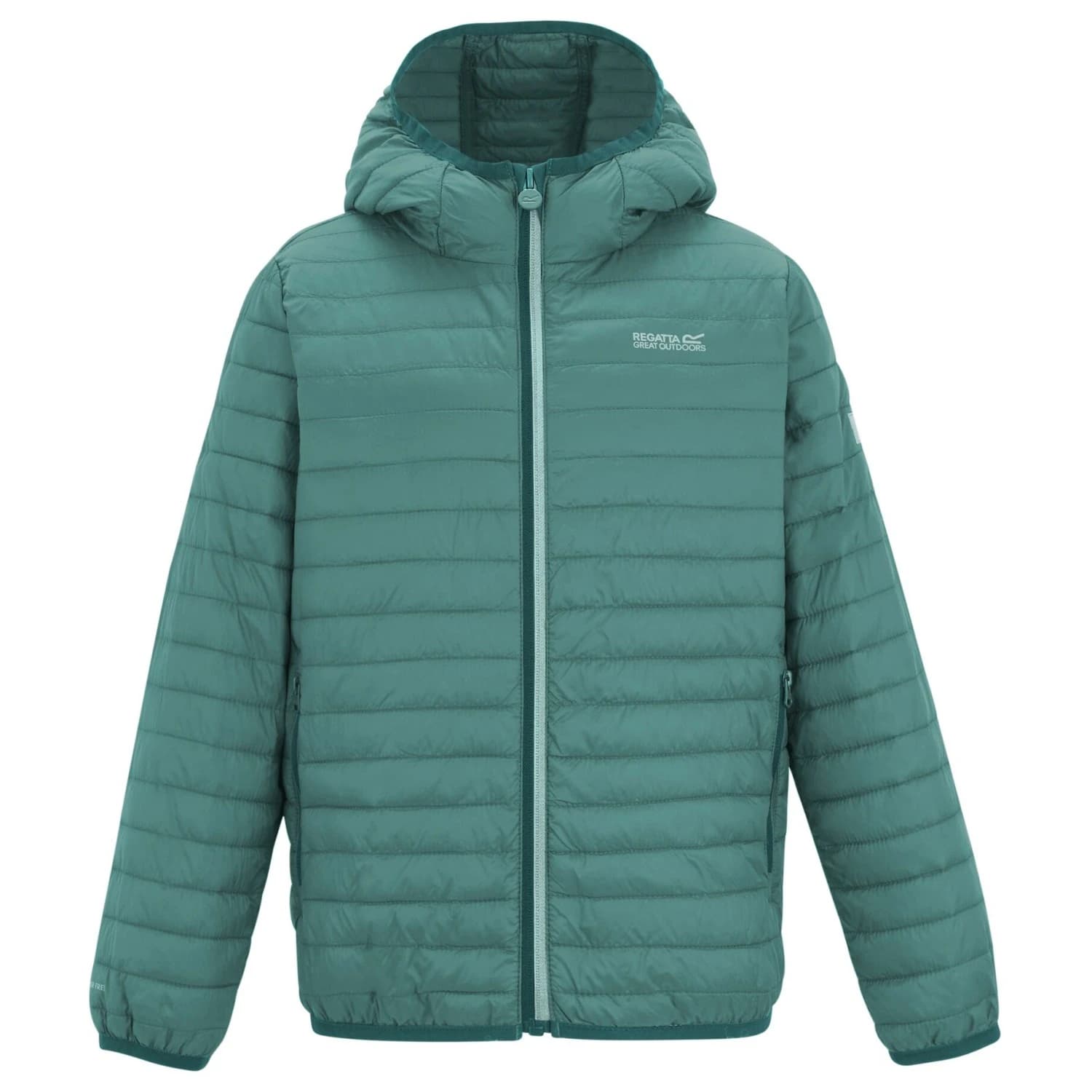 Детско синтетично яке Regatta Kid's Junior Hooded Hillpack Synthetic jacket - Ivy Moss
