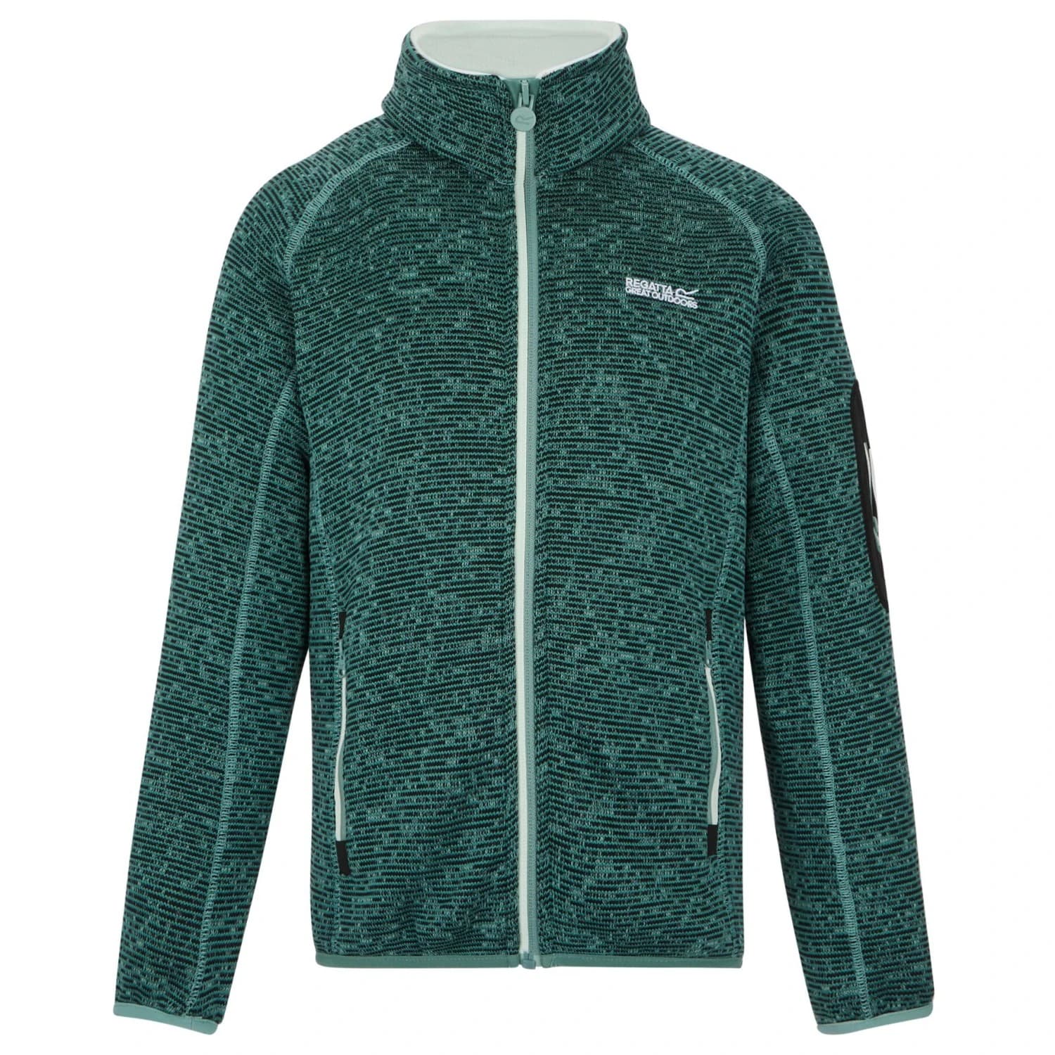 Детско поларено яке Regatta Kid's Junior Newhill Fleece jacket - Ivy Moss / Ocean Mist