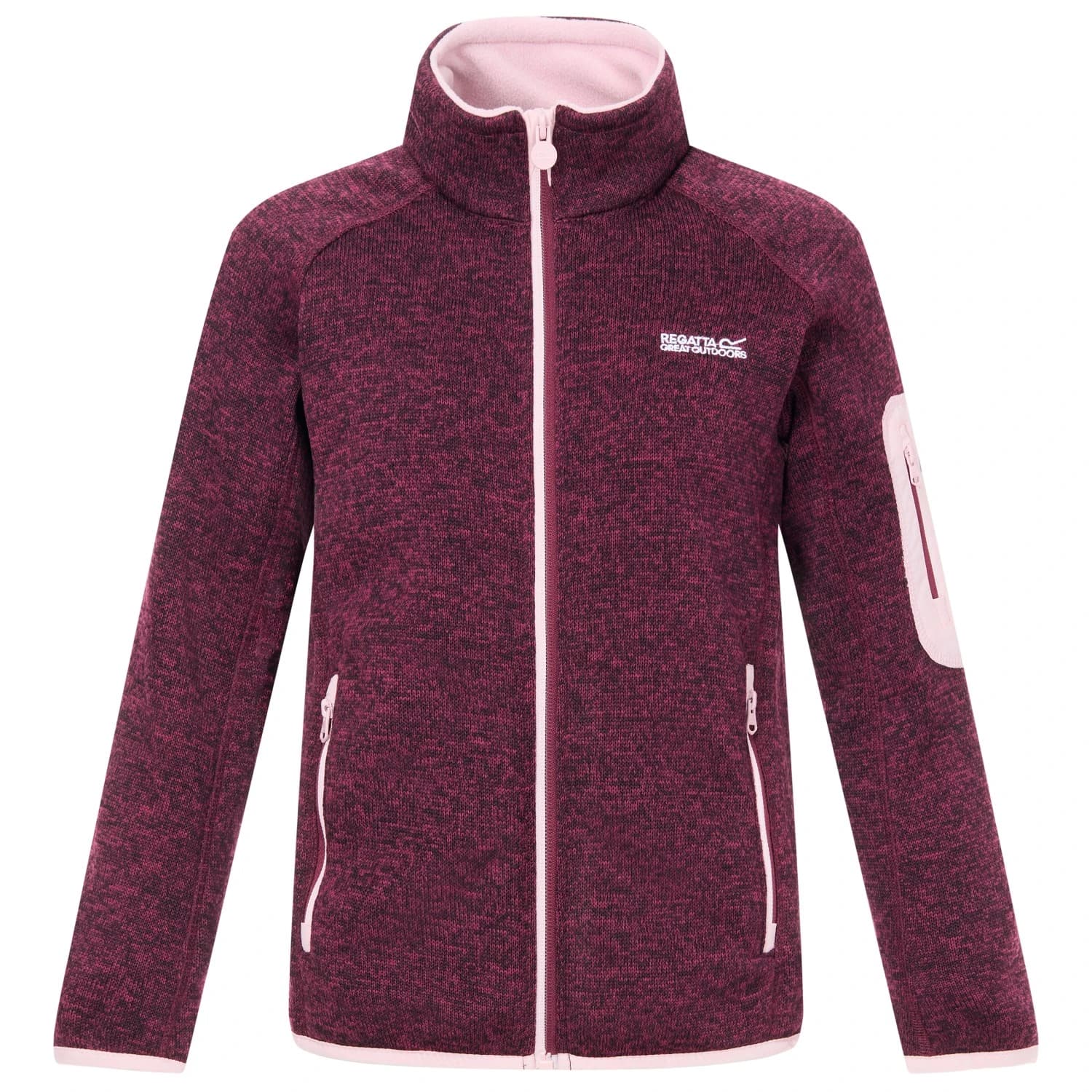 Детско поларено яке Regatta Kid's Junior Newhill Fleece jacket - Fig(Powder Lilac)