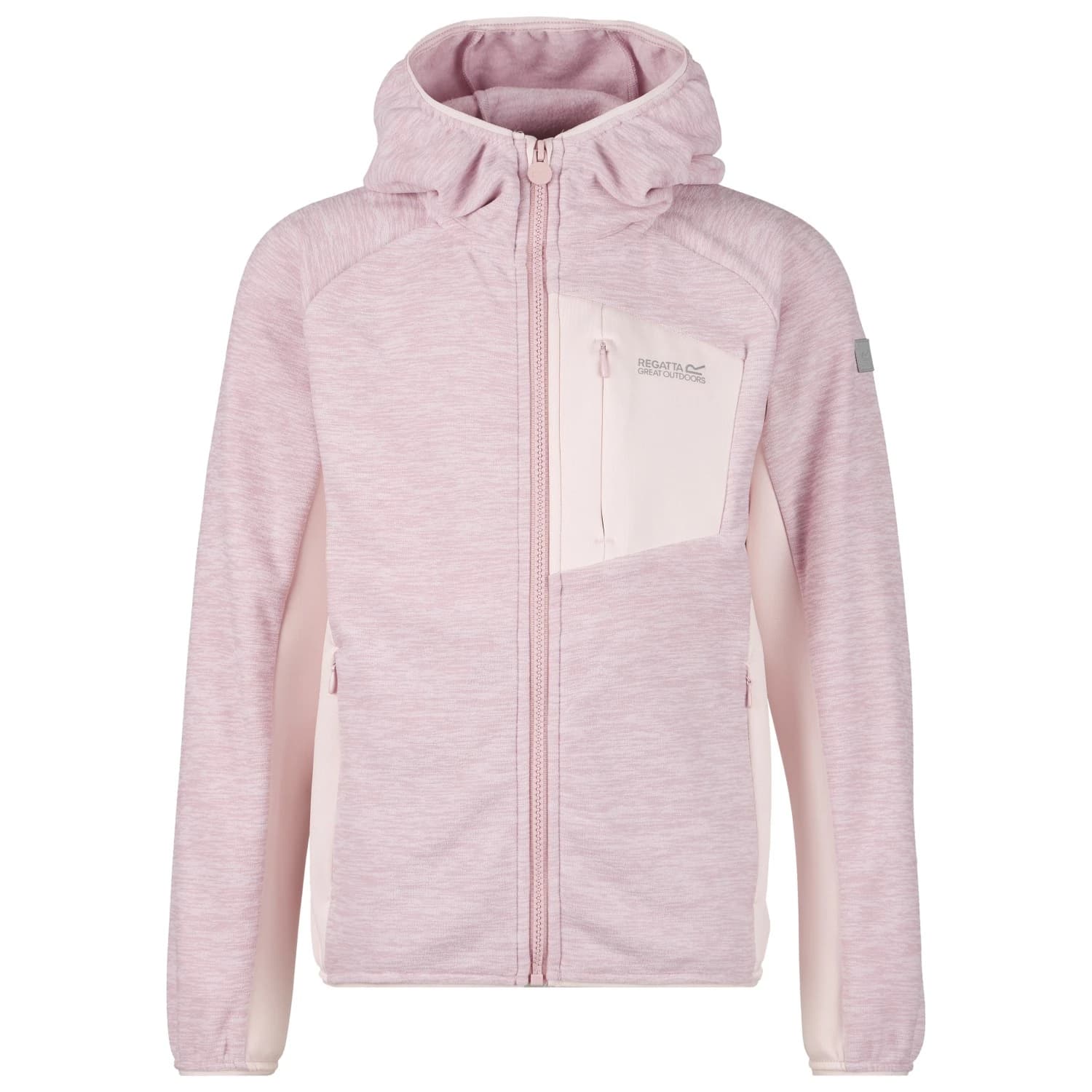 Детско поларено яке Regatta Kid's Skylar Fleece jacket - Pink Haze / Powder Lilac
