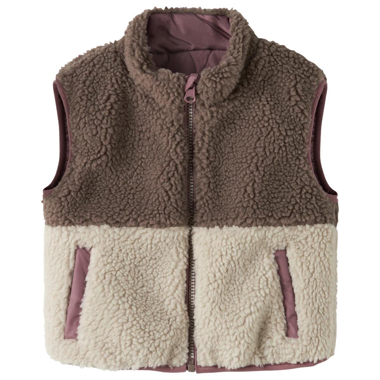 Детски поларен елек Name it Kid's Monica Vest Fleece vest - Wistful Mauve