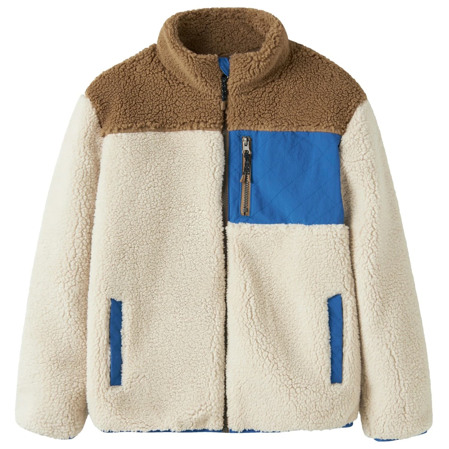 Детско поларено яке Name it Kid's Teddy Jacket Fleece jacket - Rainy Day
