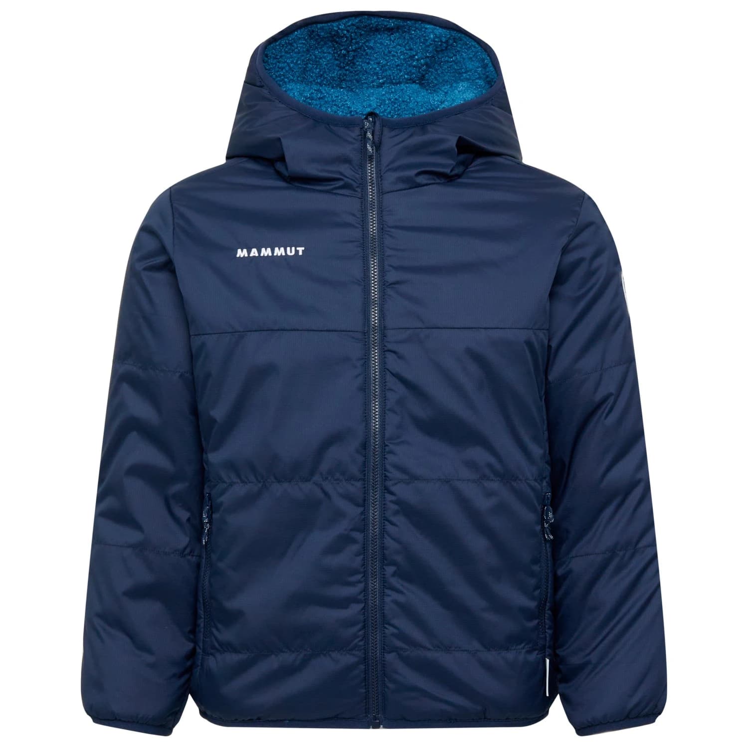 Детско синтетично яке Mammut Kid's Waymarker In Reversible Hooded Jacket Synthetic jacket - Marine / Tschiel