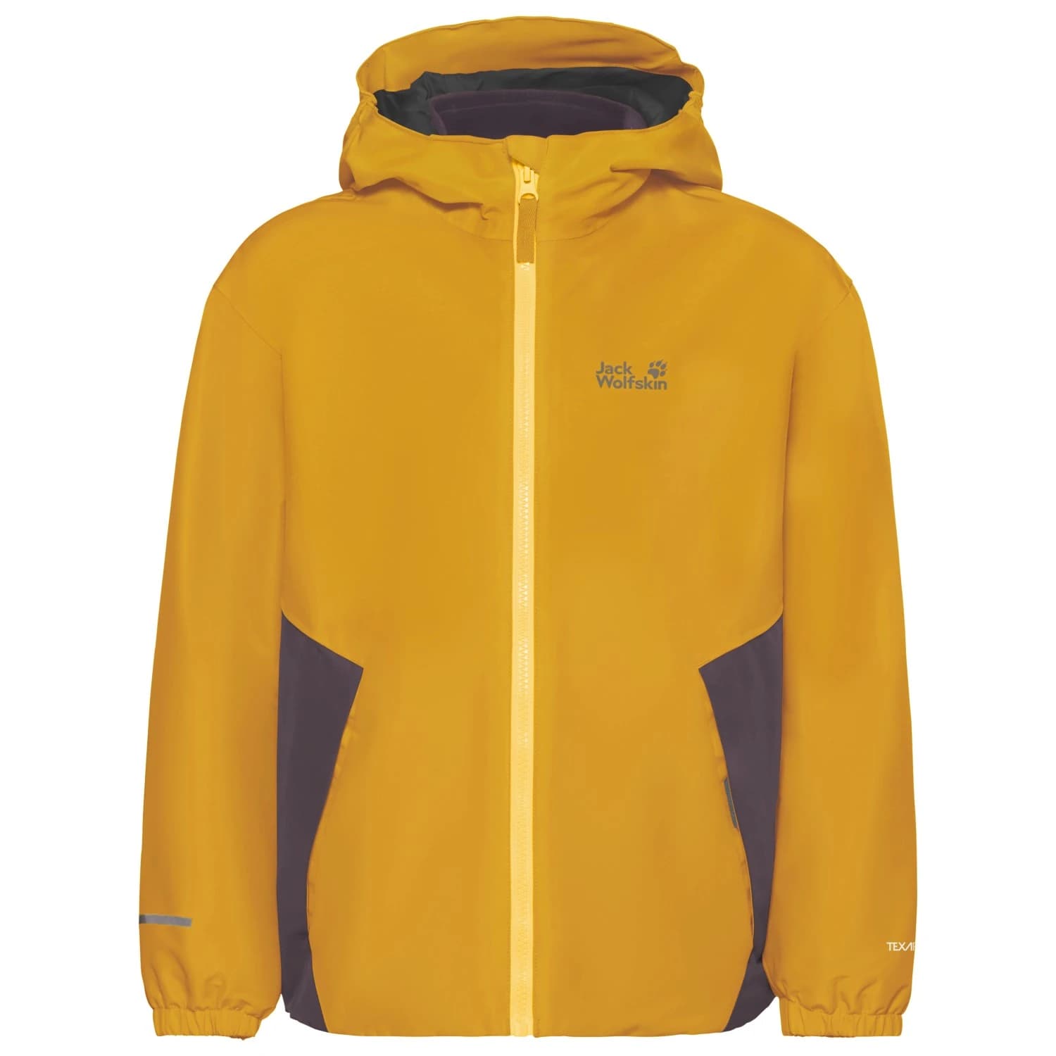 Детско 3-в-1 яке Jack Wolfskin Kid's Iceland 3in1 Jacket 3-in-1 jacket - Burly Yellow JW