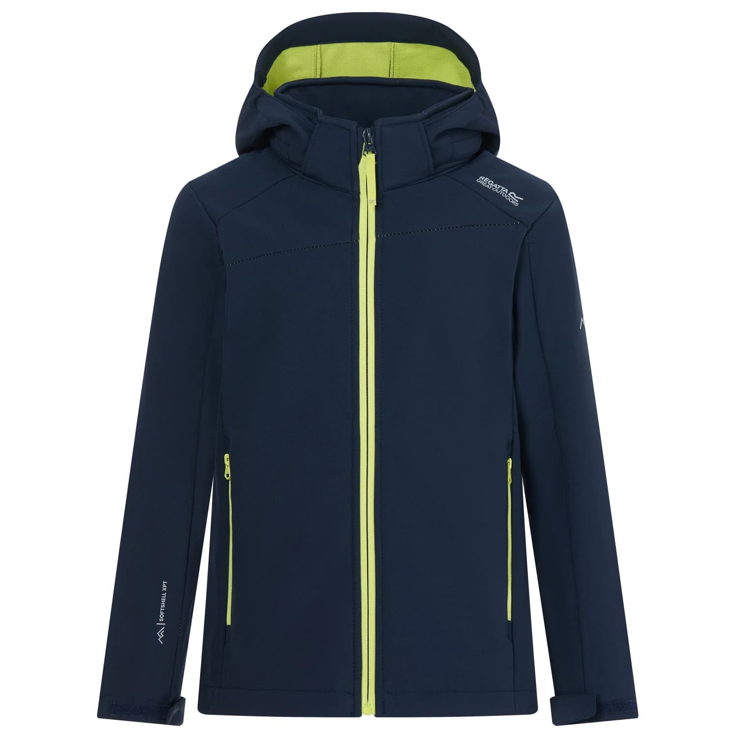 Софтшел яке Regatta Haydenbury Softshell jacket - Navy / Wild Lime