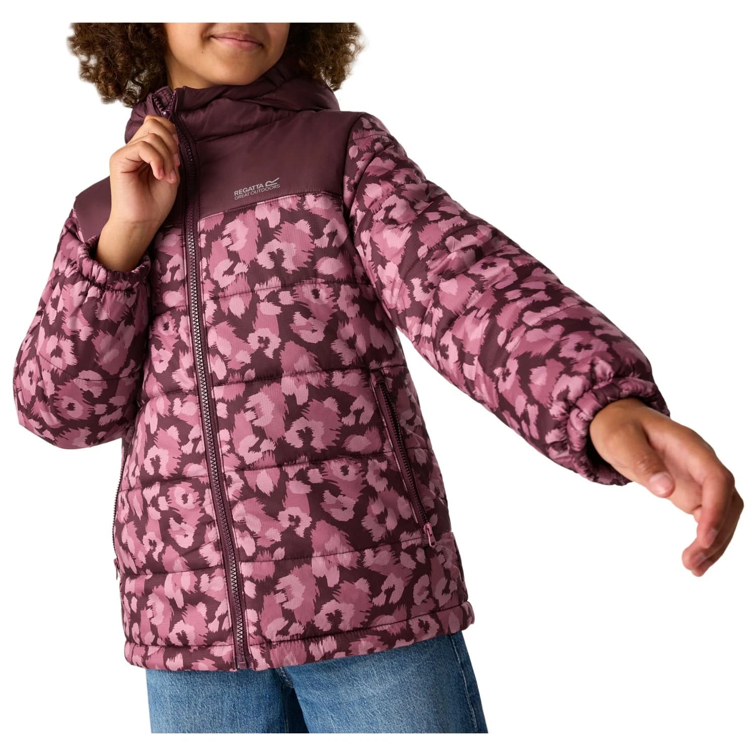 Зимно яке Regatta Lofthouse Winter jacket - Fig / Violet Leopard