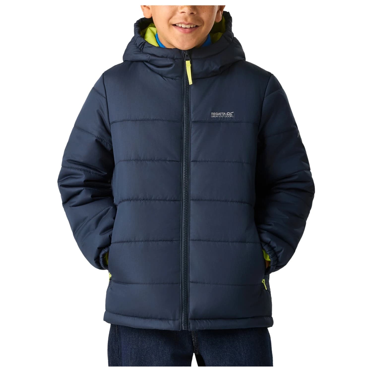 Зимно яке Regatta Lofthouse Winter jacket - Navy / Wild Lime