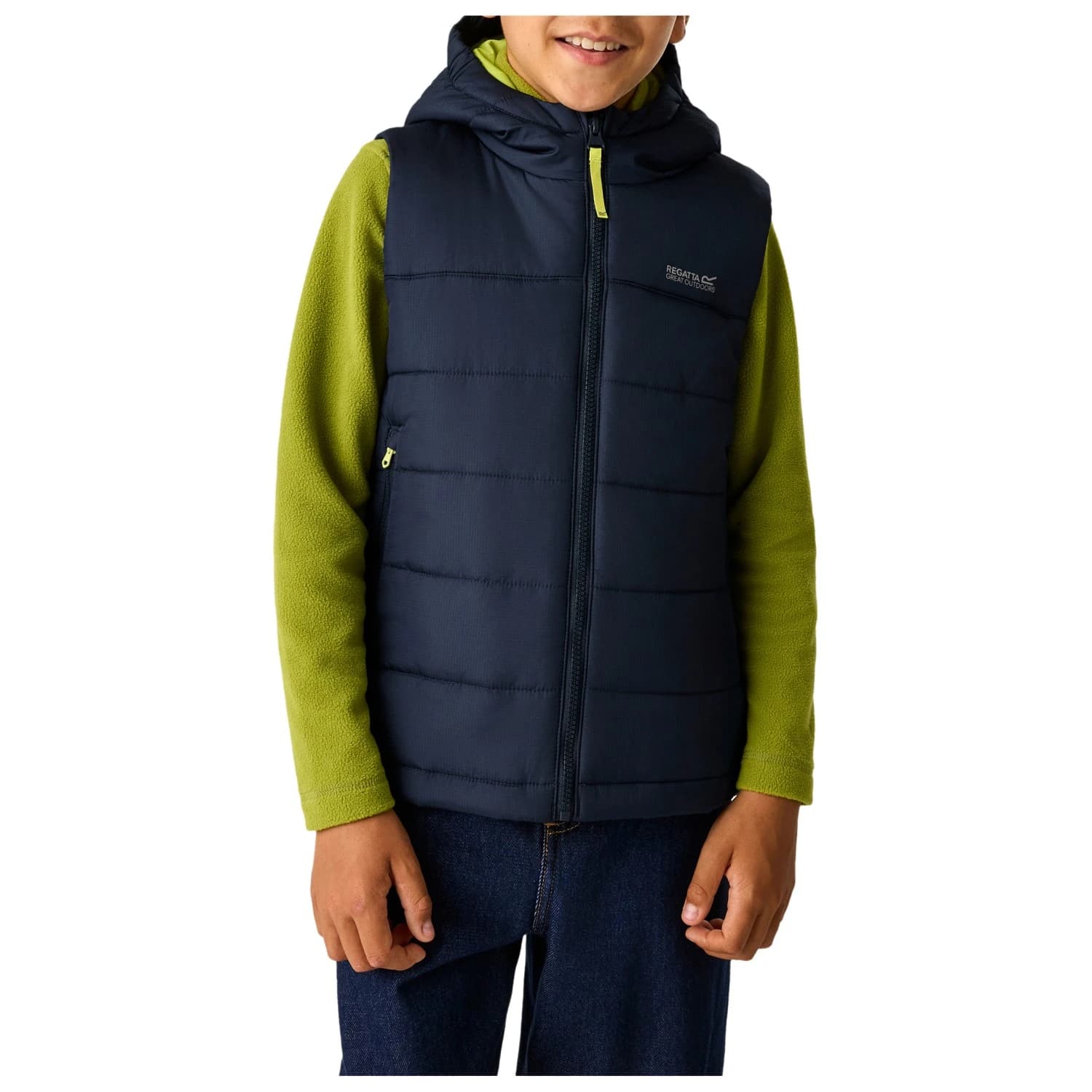 Синтетичен елек Regatta Lofthouse B/W Synthetic vest - Navy / Wild Lime