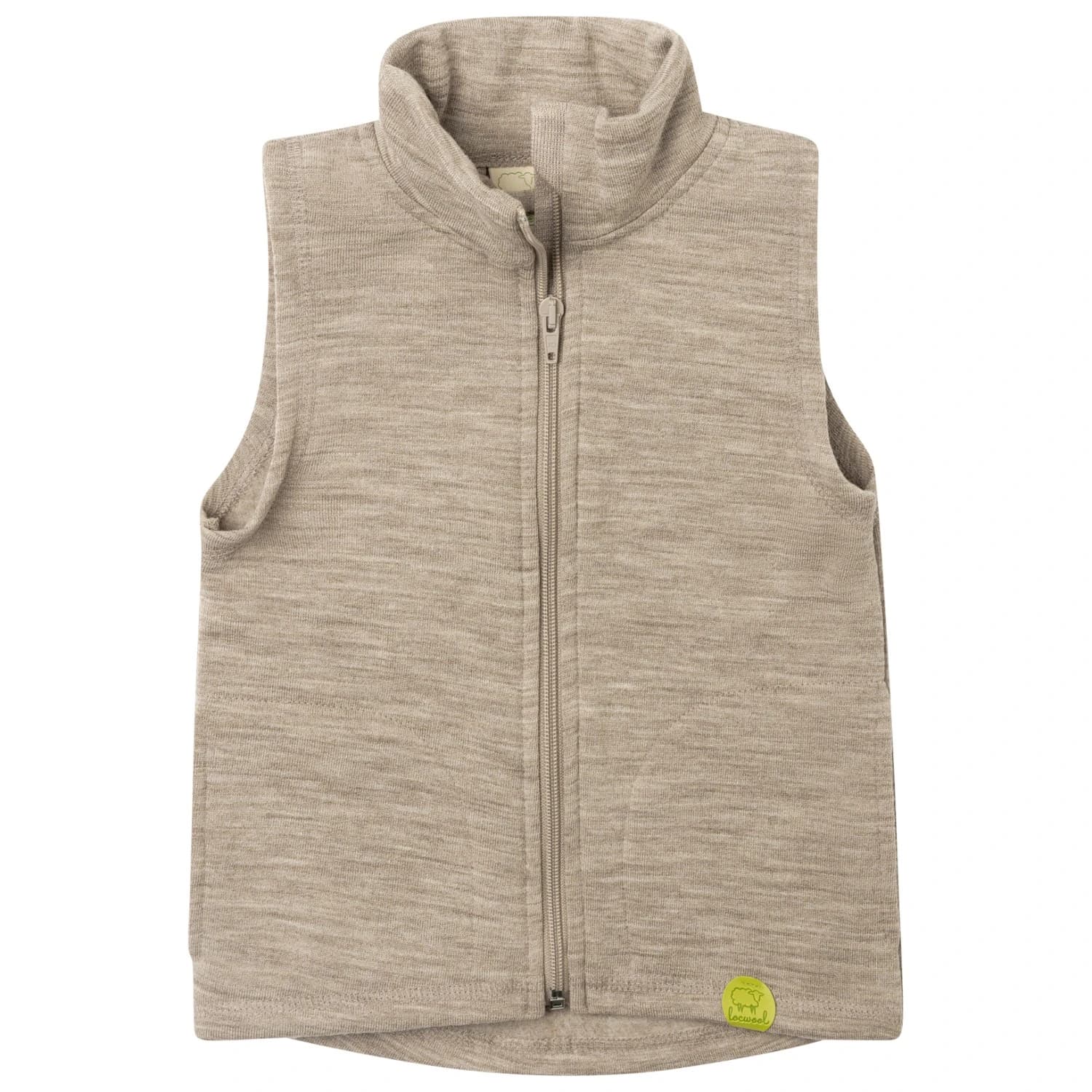 Детски вълнен елек Engel Kid's Weste Merino vest - Birke Melange