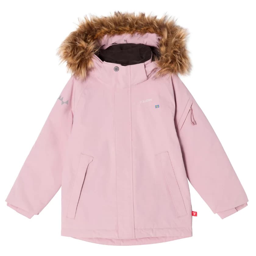 Детско ски яке Isbjörn Kid's Snowball Winter Jacket Ski jacket - Dusty Rose