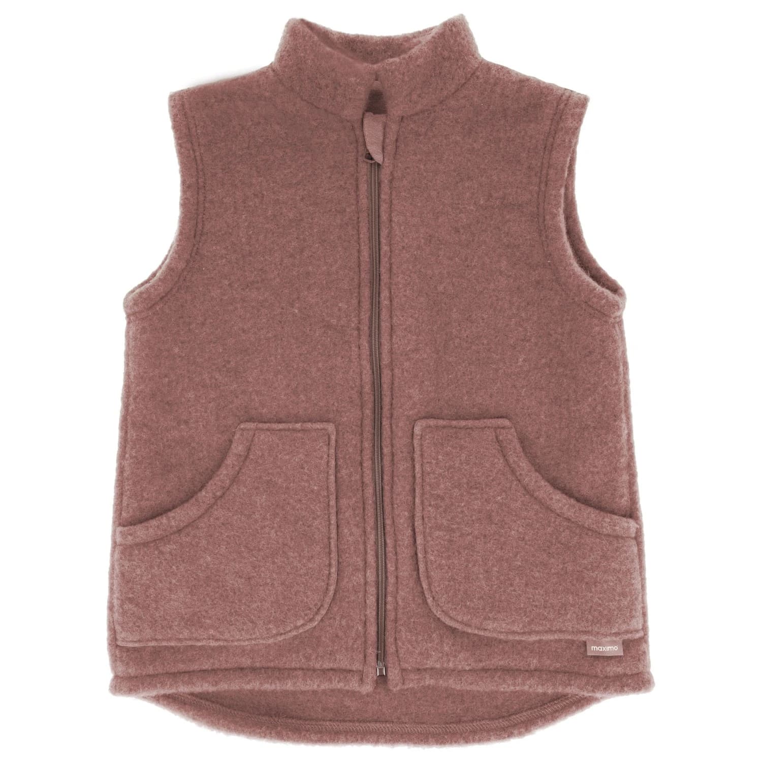 Детски вълнен елек maximo Kid's Jersey Fleece Weste Casual vest - Heather Rose Melange