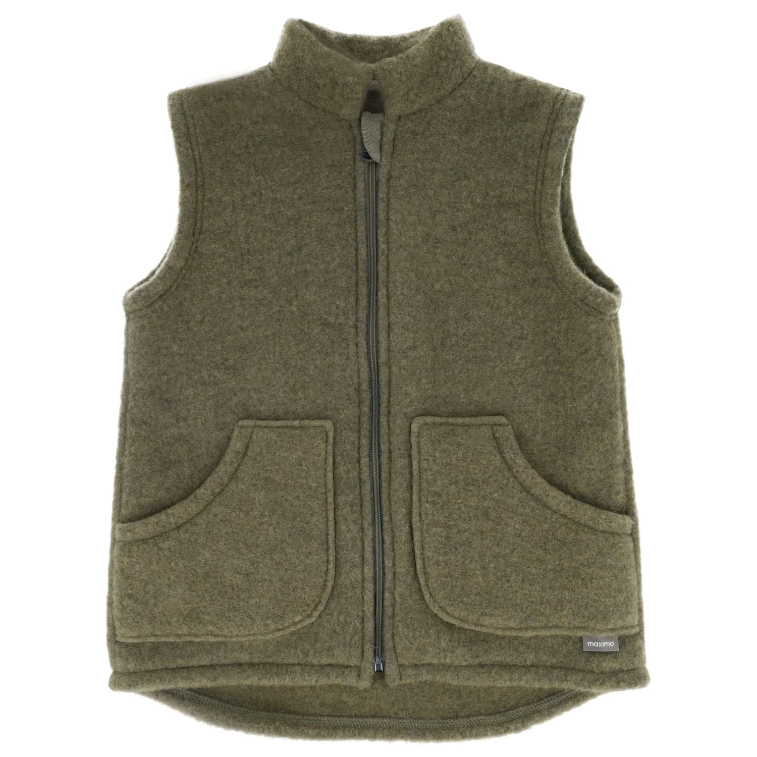 Детски вълнен елек maximo Kid's Jersey Fleece Weste Casual vest - Khaki Melange