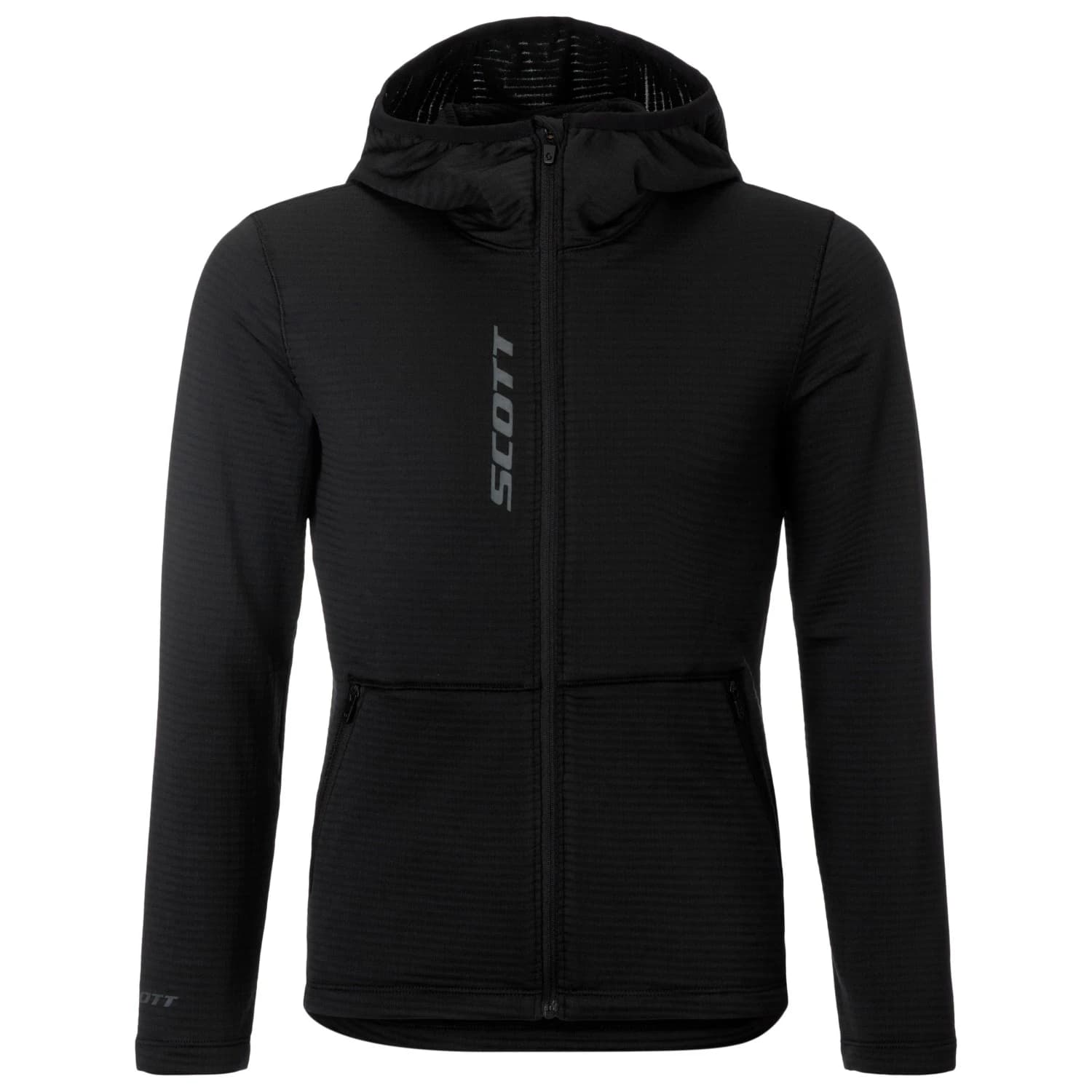 Детско поларено яке Scott Kid's Hoody Defined Light Fleece jacket - Black