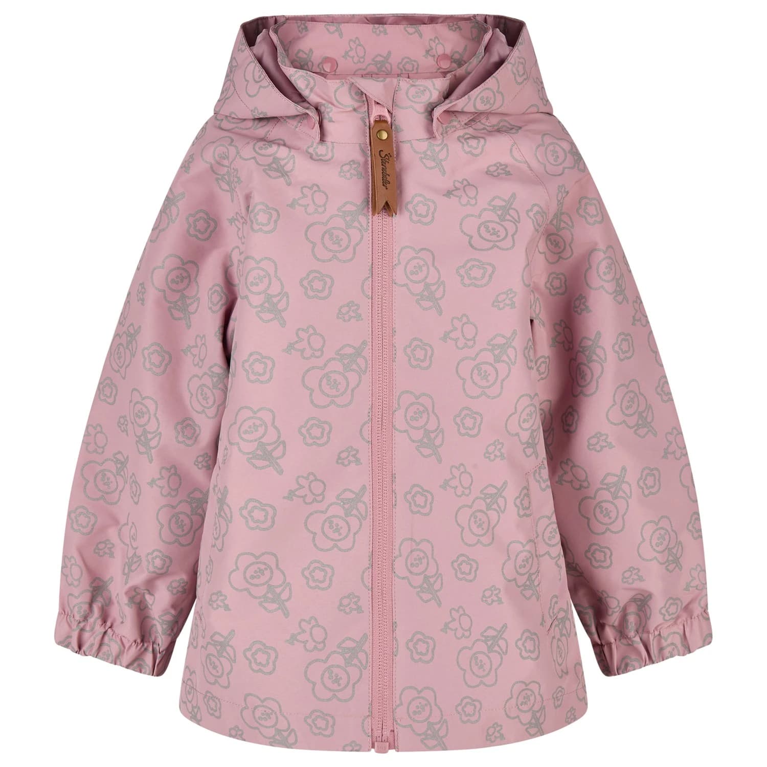 Детско водоустойчиво яке Sterntaler Kid's Regenjacke Gefüttert Waterproof jacket - Samtrosa / Blume