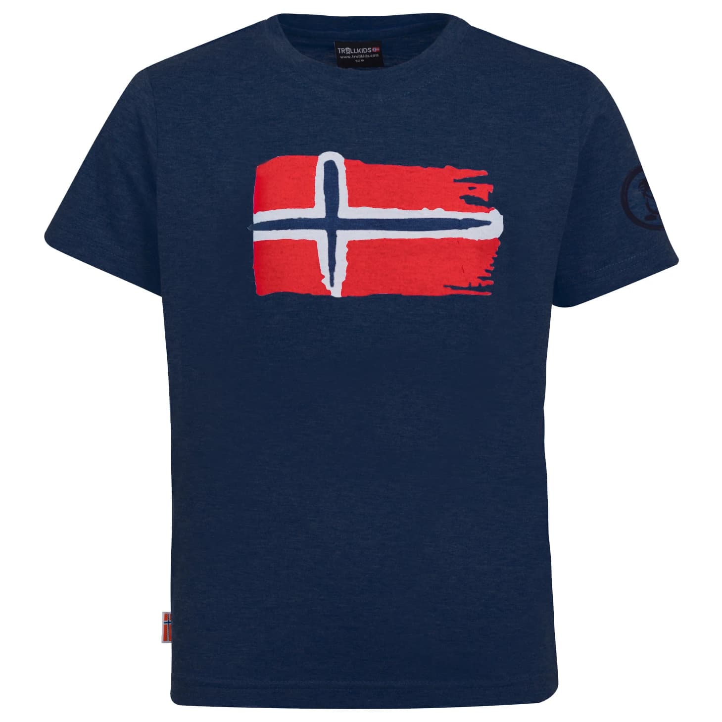 Детска тениска Trollkids Kid's Oslo T T-shirt - Navy