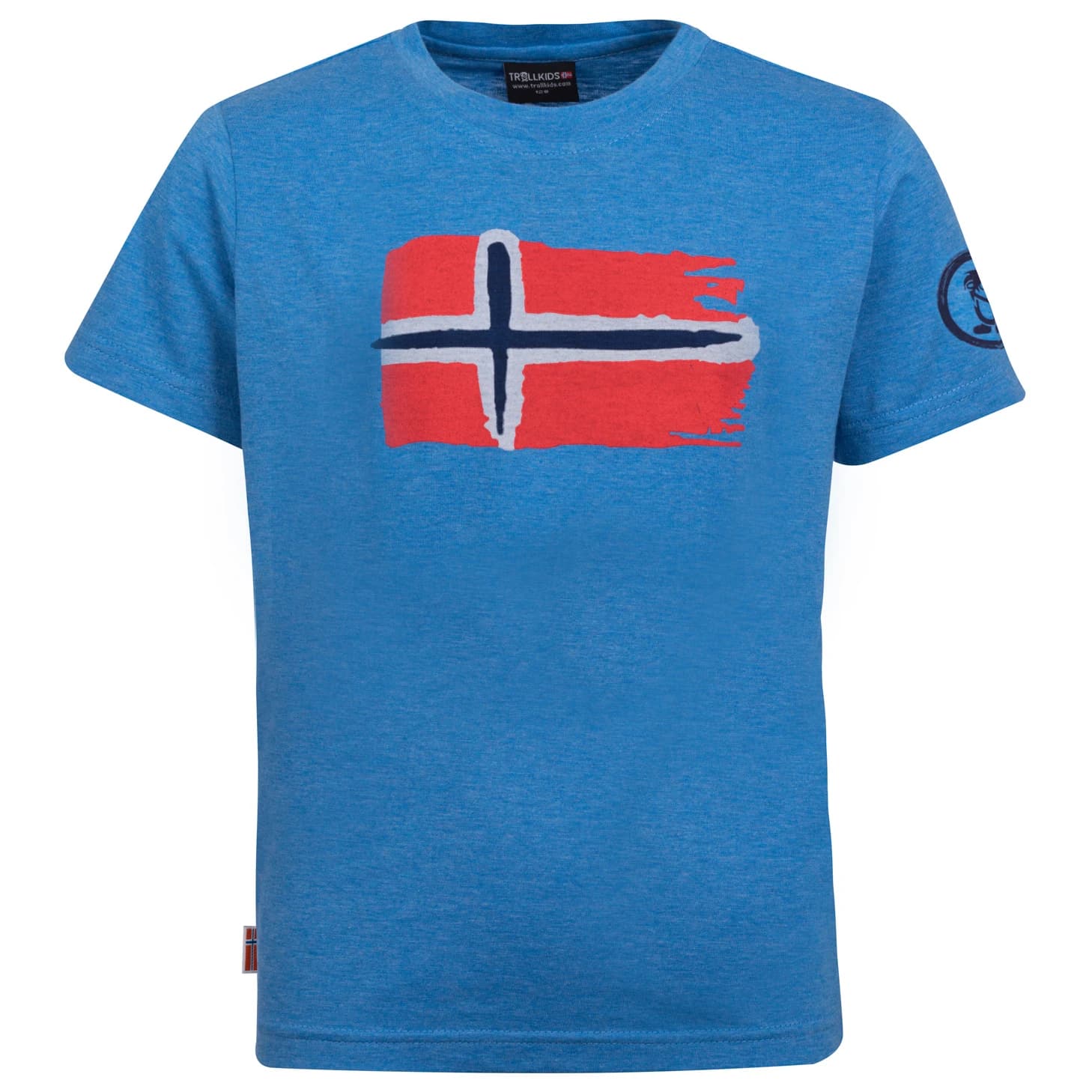 Детска тениска Trollkids Kid's Oslo T T-shirt - Medium Blue