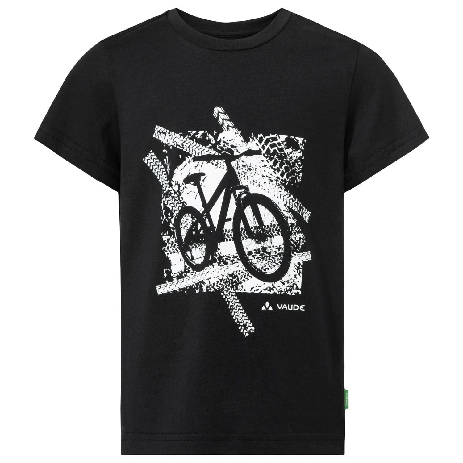 Детска тениска Vaude Kid's Lezza T-shirt - Black / White