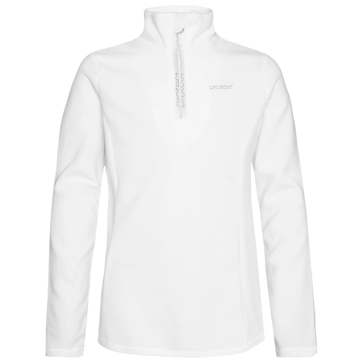 Поларен пуловер Protest Girl's PRTMutey JR 1/4 Zip Top Fleece jumper - Seashell Offwhite