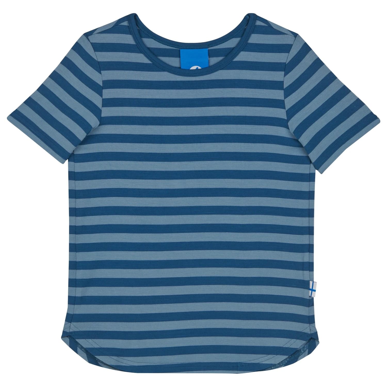 Детска тениска Finkid Kid's Maalari T-shirt - Dove / Real Teal