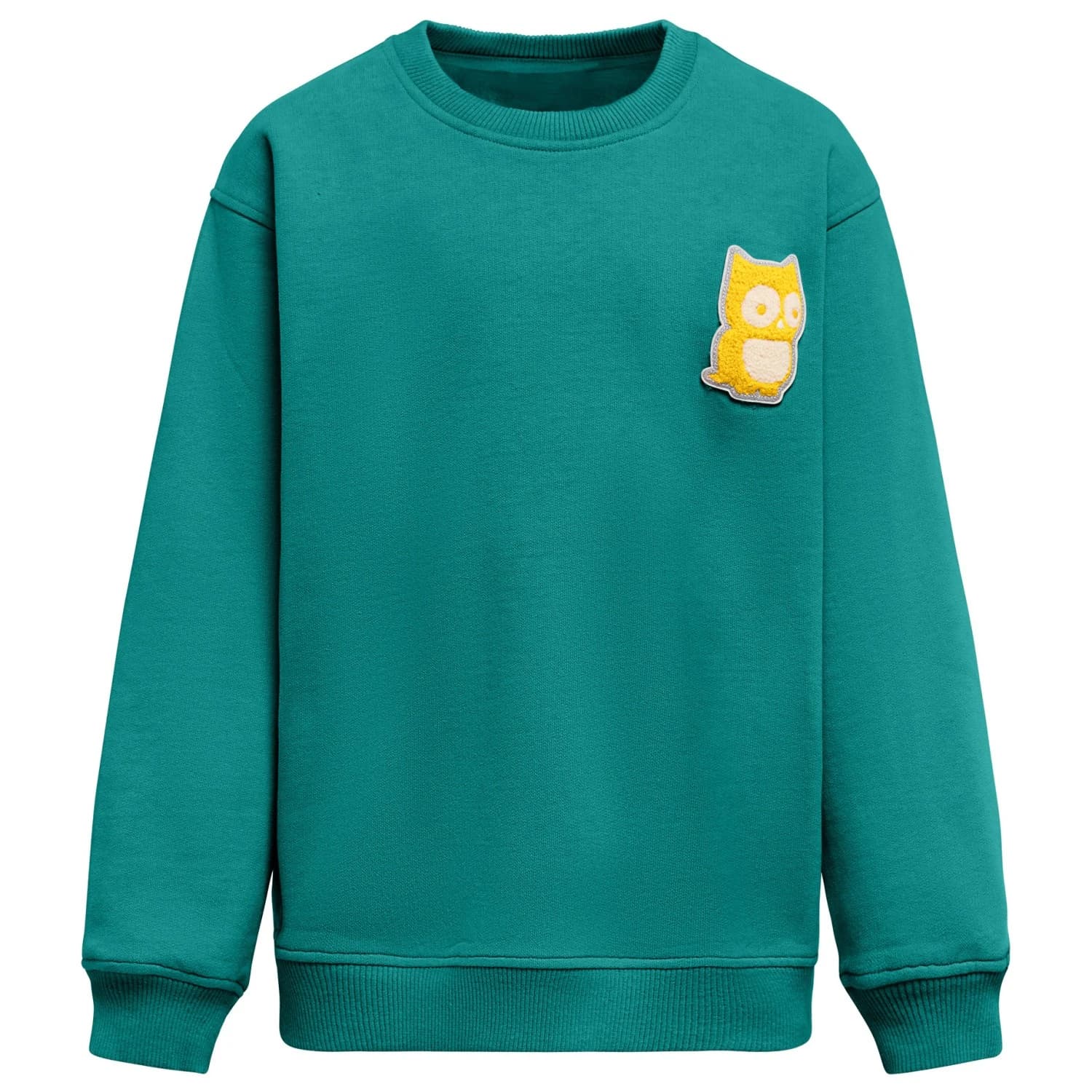 Детски пуловер Namuk Kid's Macem Pullover Big Owl Jumper - Jade Green