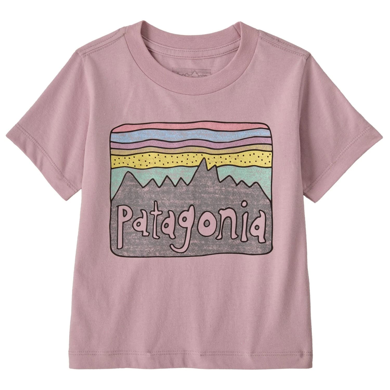 Тениска Patagonia Baby Fitz Roy Skies T-shirt - Quiet Violet