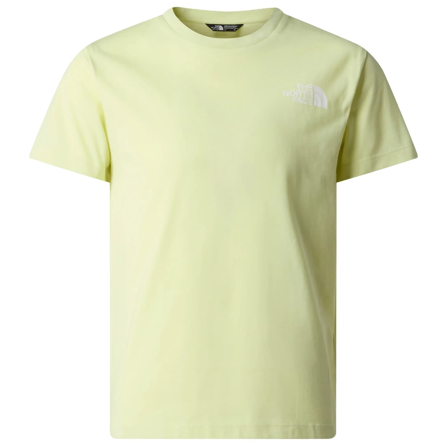 Тениска The North Face Teen's S/S Simple Dome Tee T-shirt - Lemon Mist