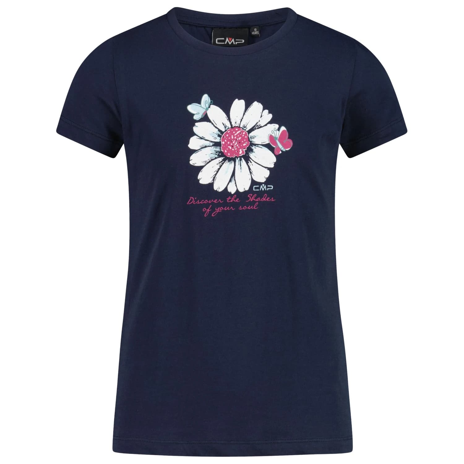 Тениска CMP Girl's T-Shirt - Black Blue