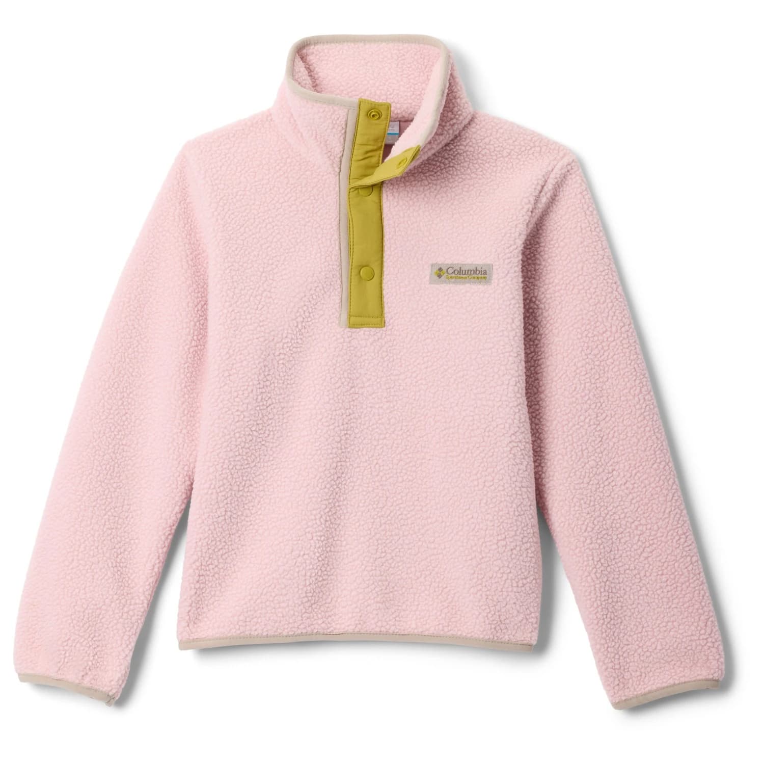 Детски поларен пуловер Columbia Kid's Helvetia II Half Snap Fleece Fleece jumper - Pink Agate / Peppercorn