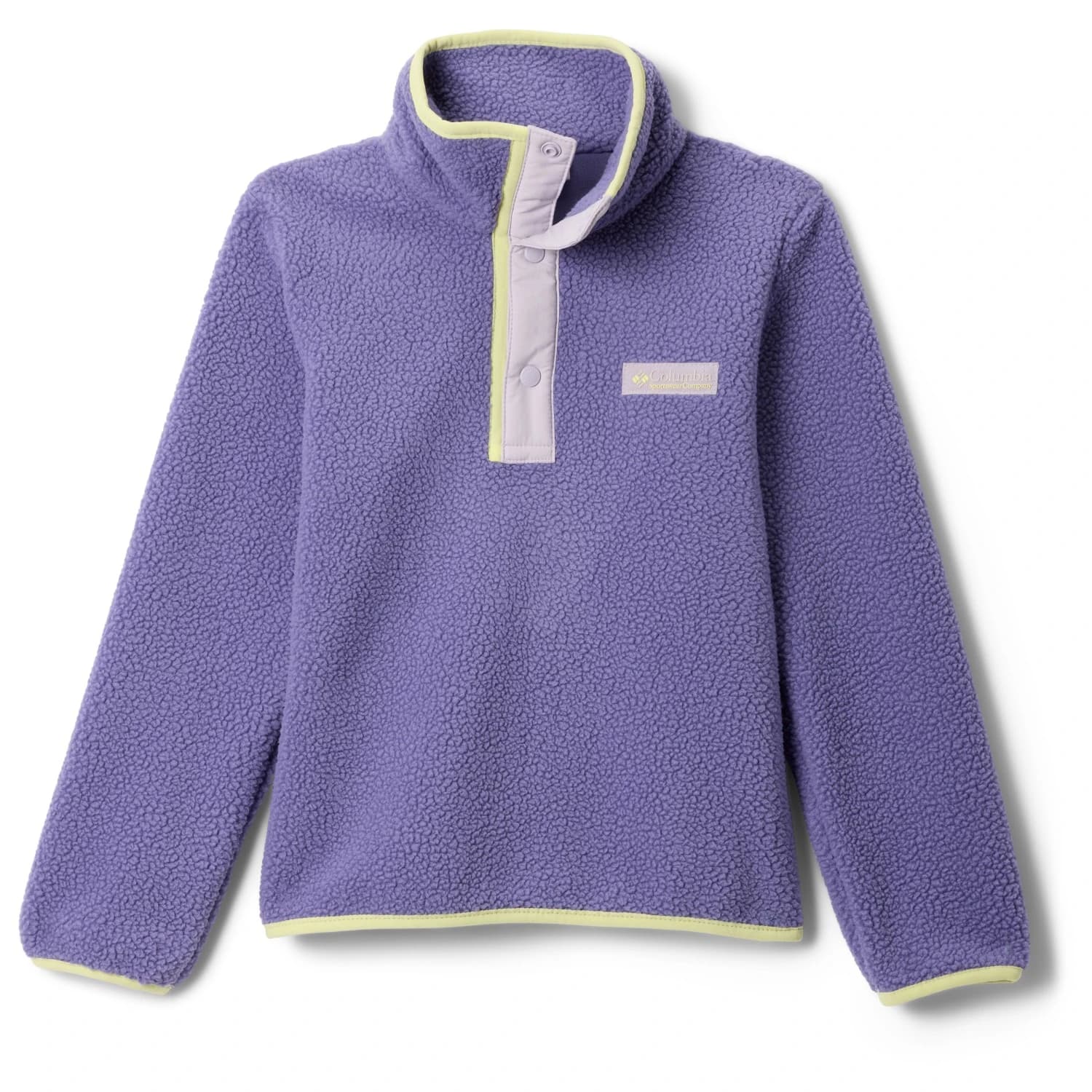 Детски поларен пуловер Columbia Kid's Helvetia II Half Snap Fleece Fleece jumper - Stormwatch / Lavender Pearl