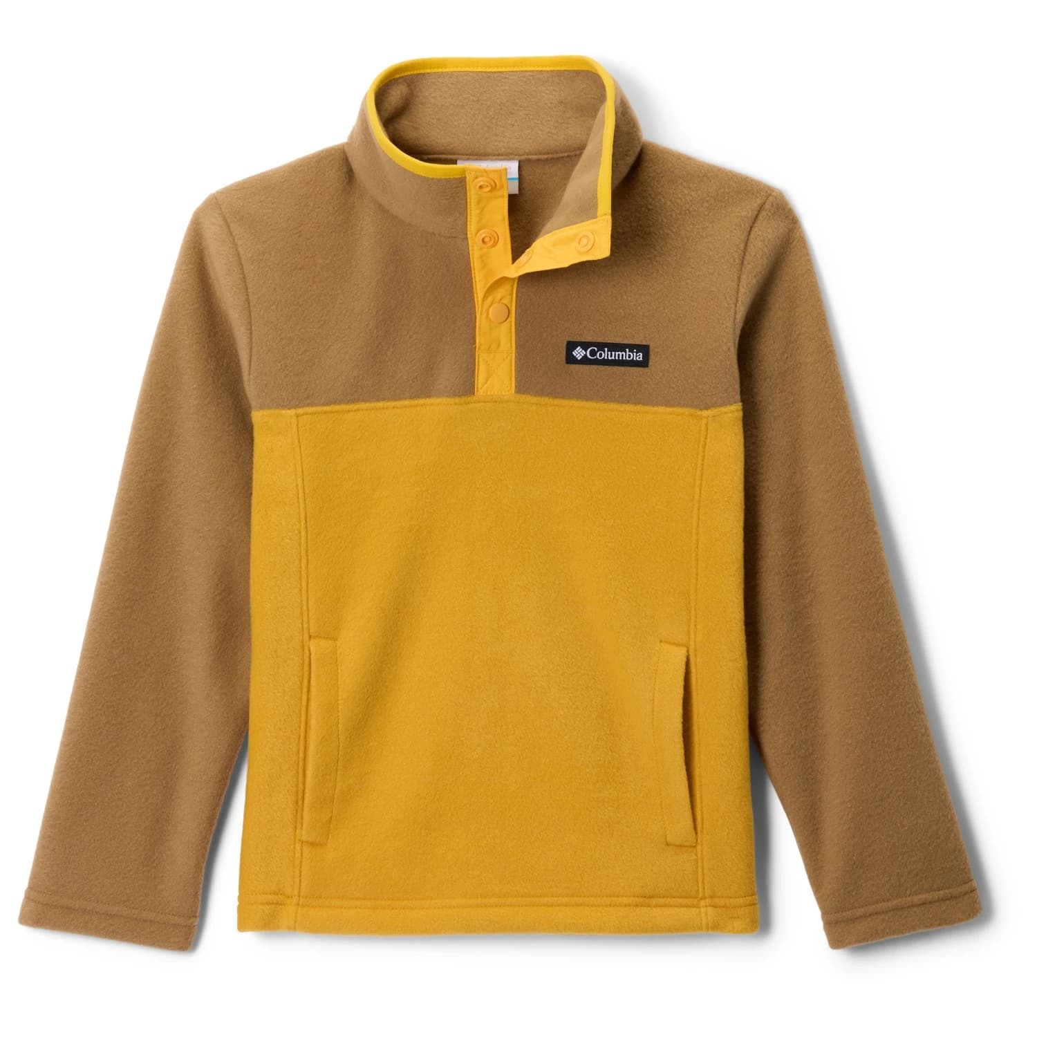 Детски поларен пуловер Columbia Kid's Steens Mtn II 1/4 Snap Fleece Pull-Over Fleece jumper - Squash / Delta / Stinger