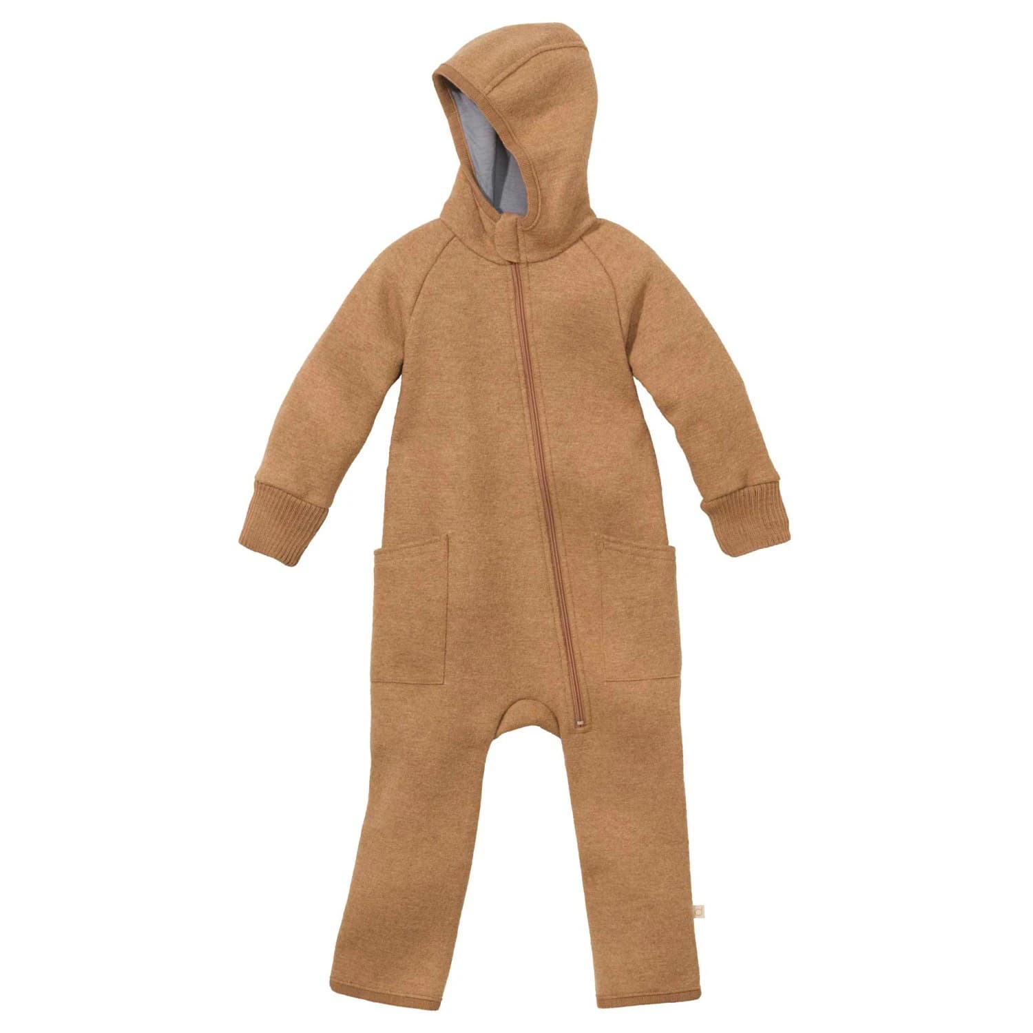 Детски цял костюм disana Kid's Zipp-Overall Overall - Caramel