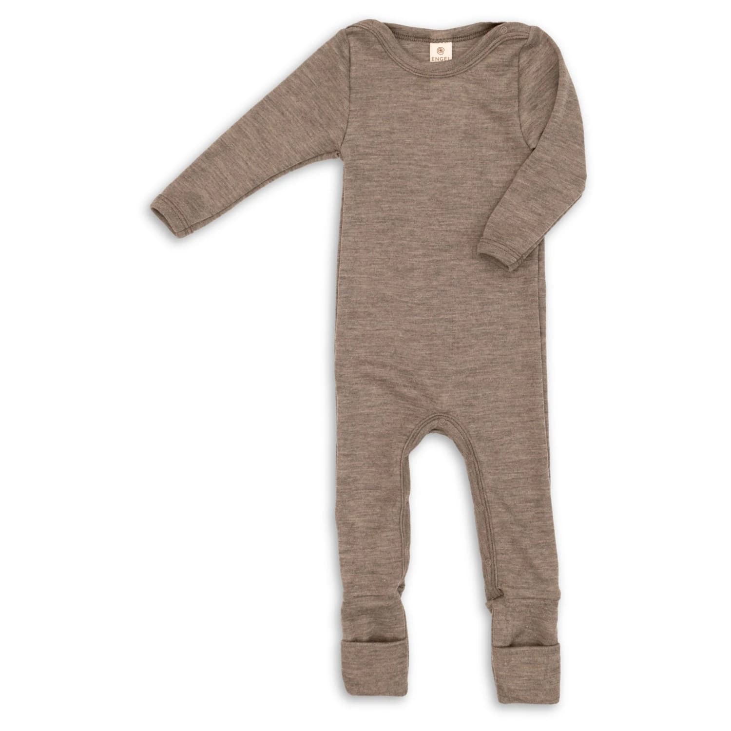 Цял костюм Engel Children's Pyjama Suit with Leg Cuffs Overall - Walnuss