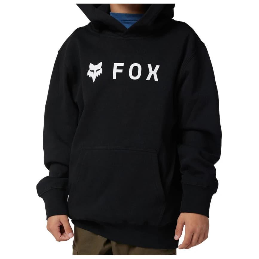 Детски суичър FOX Racing Kid's Absolute Fleece Pullover Hoodie - Black