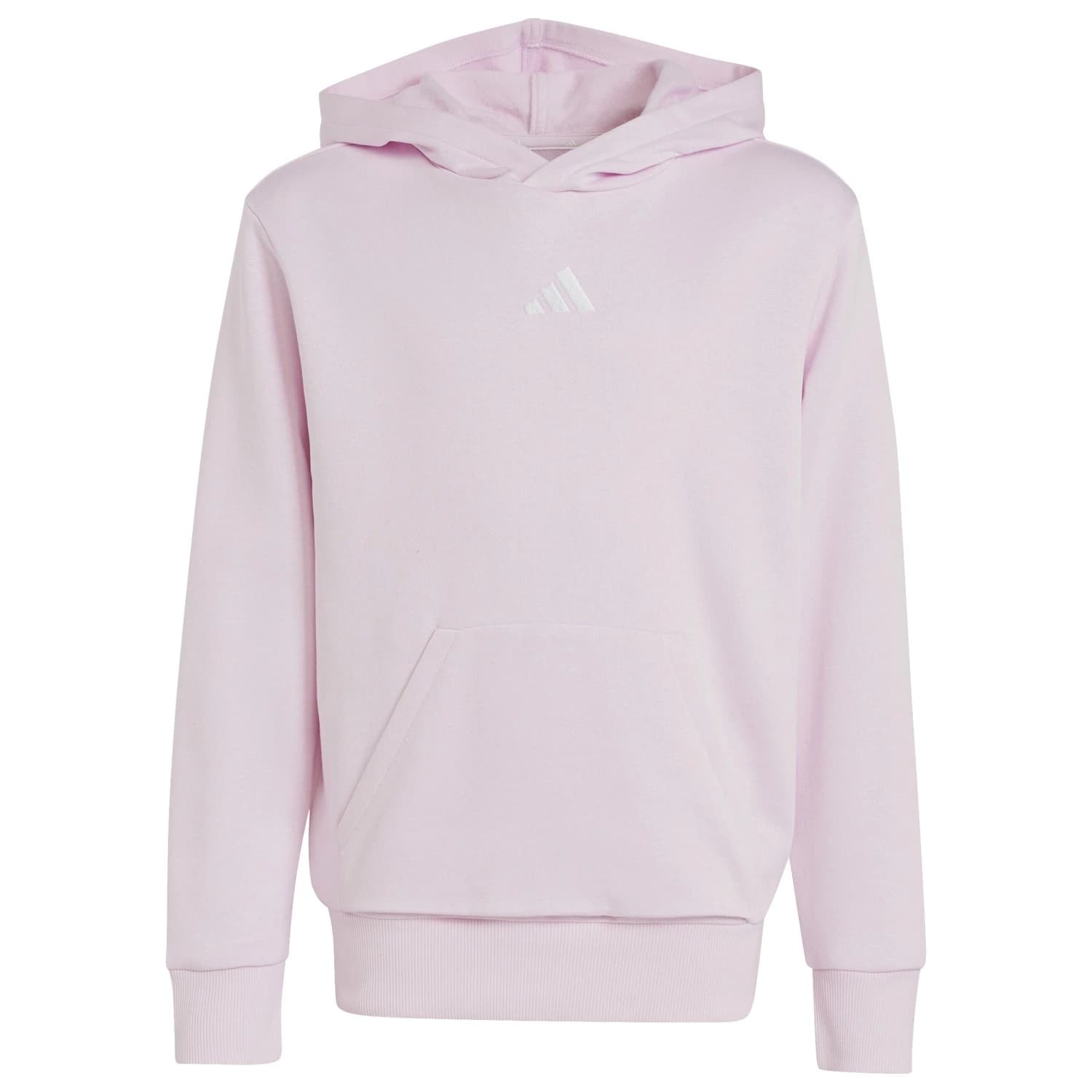 Детски суичър adidas Kid's Small Logo Fleece Hoodie 225 Hoodie - Clear Pink / White