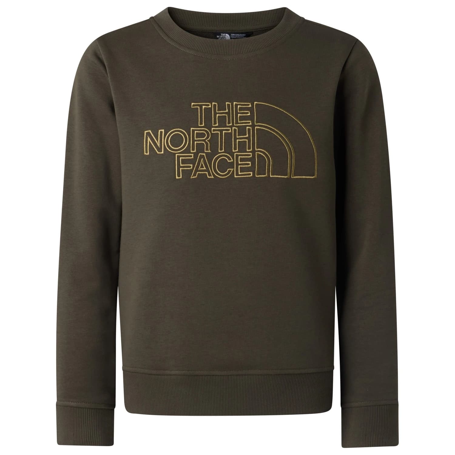 Пуловер The North Face Boy's Drew Peak Light Crew Jumper - New Taupe Green