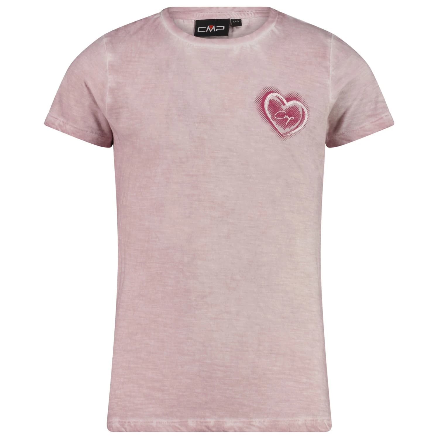 Тениска CMP Girl's Slub Jersey T-Shirt - Dawn Pink