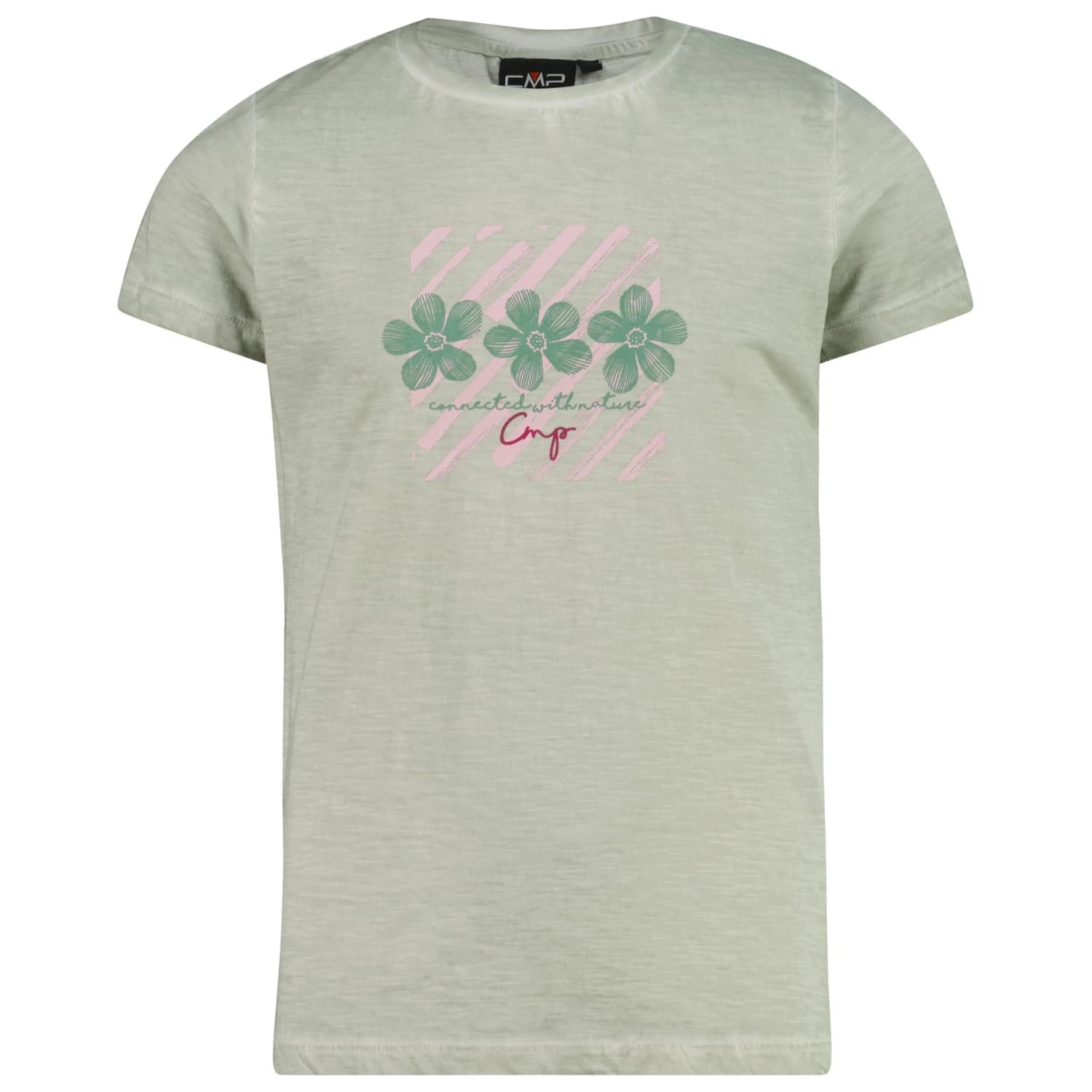 Тениска CMP Girl's Slub Jersey T-Shirt - Pistacchio