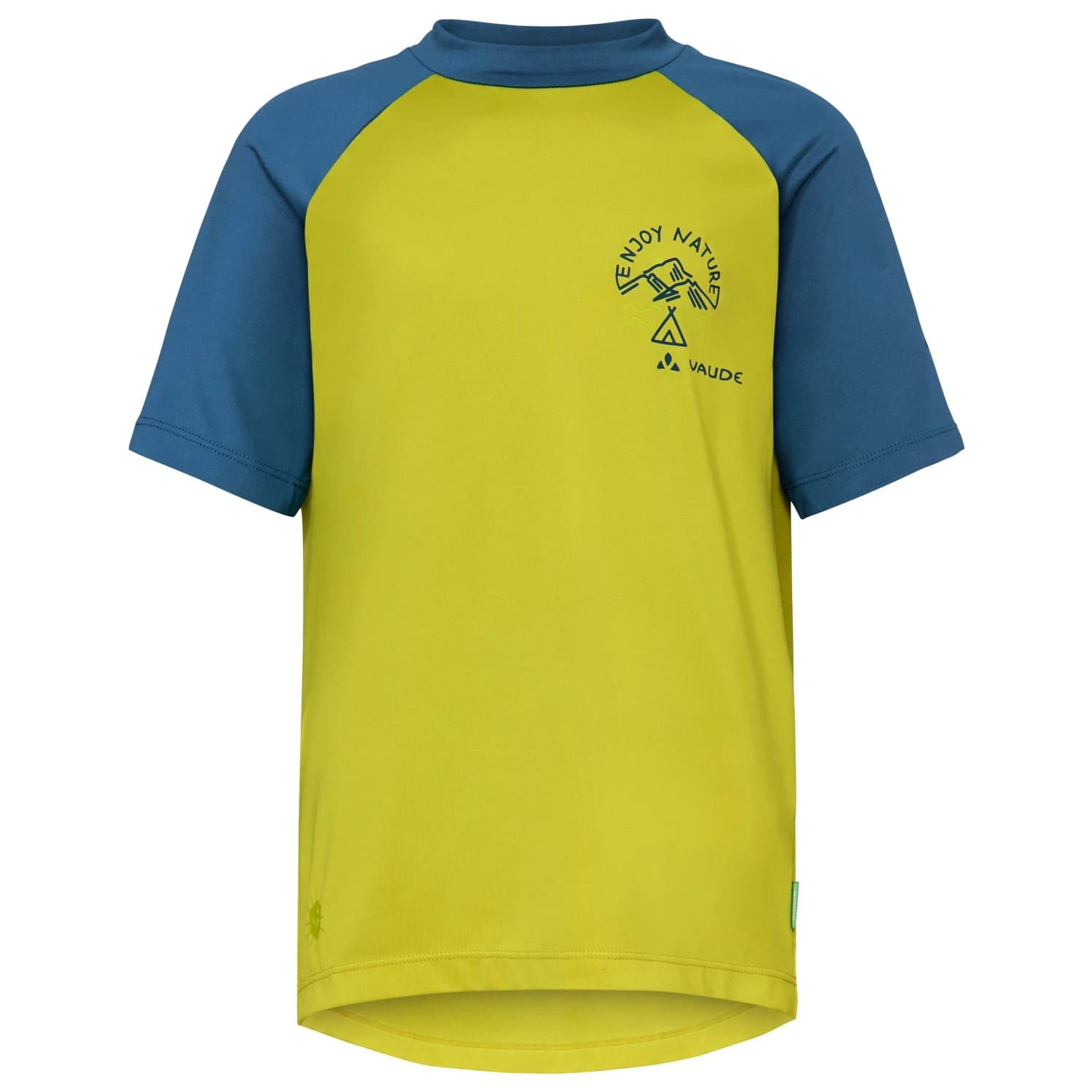 Детска спортна тениска Vaude Kid's Solaro T-Shirt III Sport shirt - Light Leaf