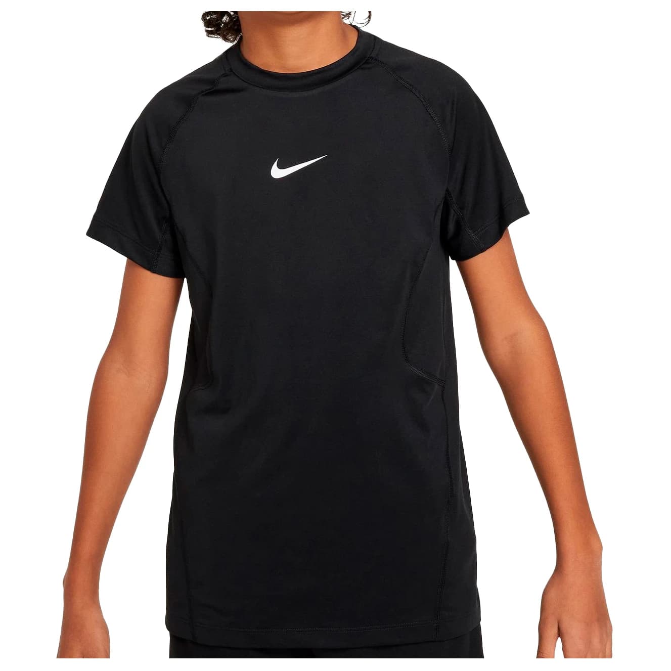 Детска спортна тениска Nike Kid's Pro Dri-Fit Short-Sleeve Top Sport shirt - Black / White