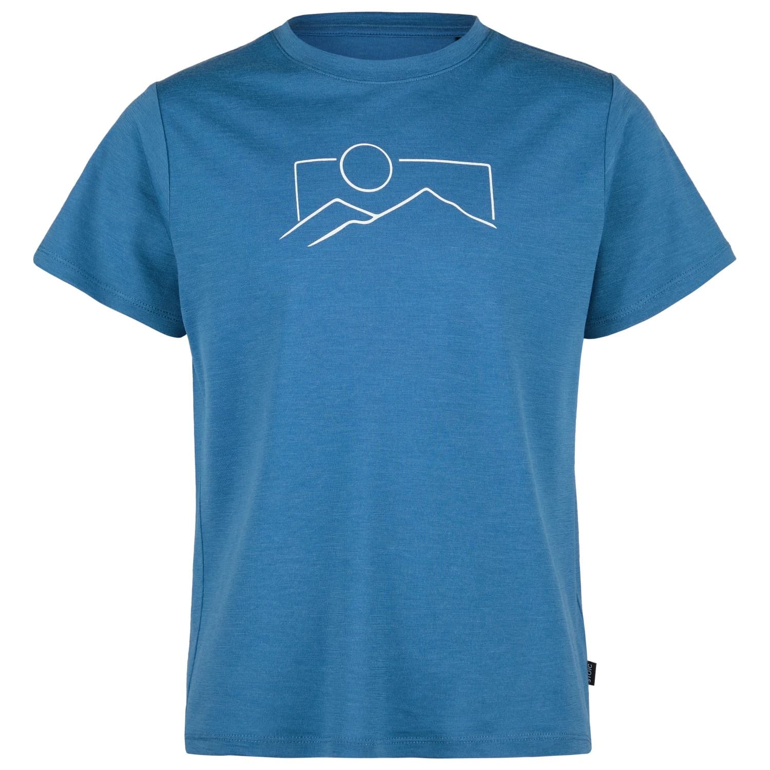 Детска мериносова блуза Stoic Kids Merino155 LaholmSt. Print T-Shirt Merino shirt - Summer Blue