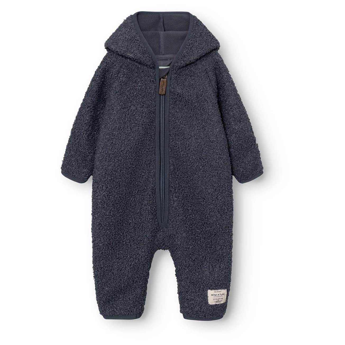 Детски цял костюм Mini a ture Kid's Matadel Teddyfleece Jumpsuit Overall - Ombre Blue