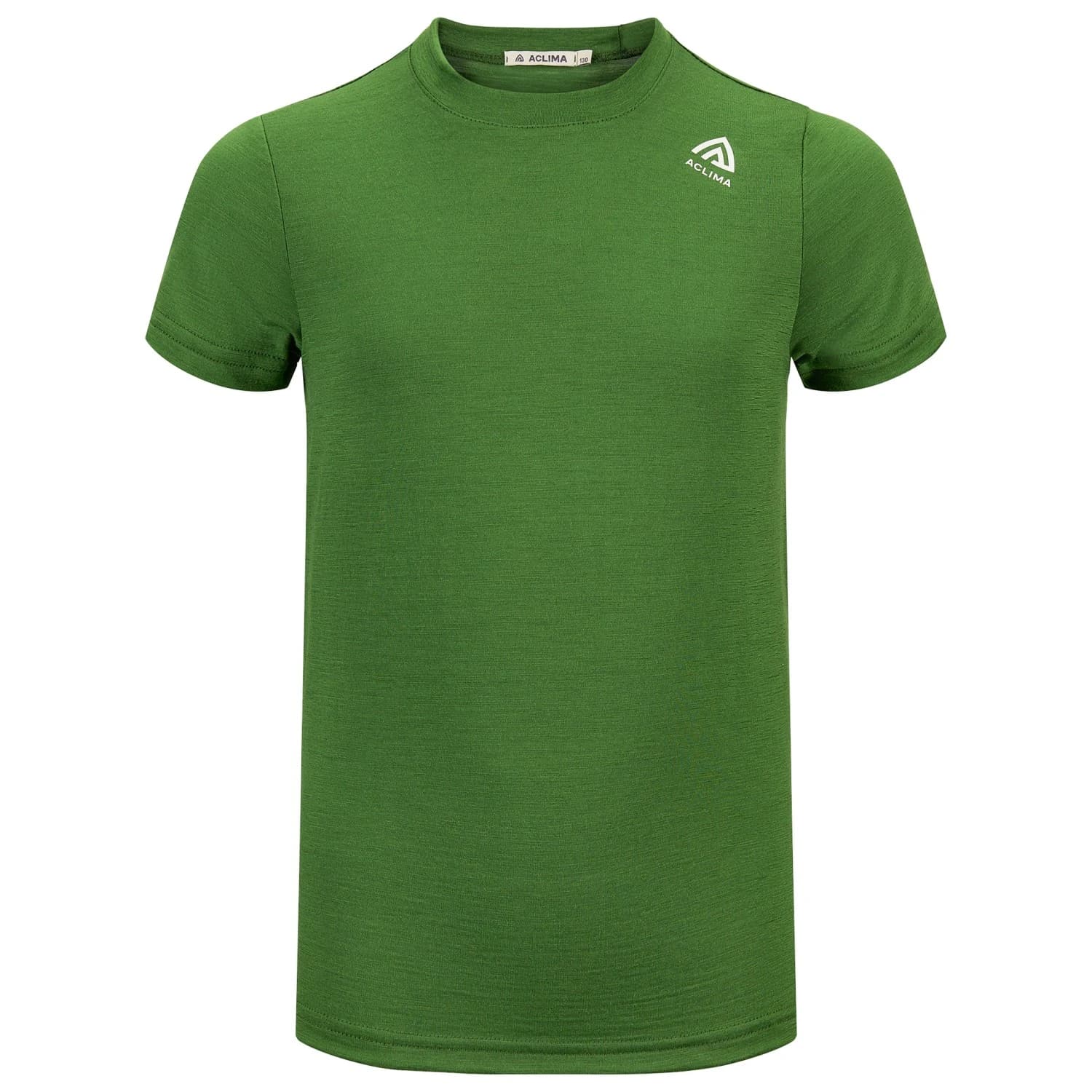 Детска мериносова блуза Aclima Kid's LightWool 140 T-Shirt Junior Merino shirt - Cactus