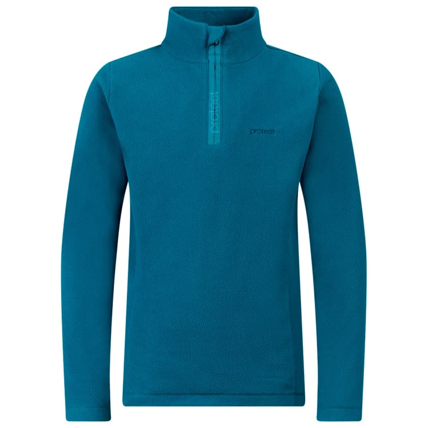 Детски поларен пуловер Protest Kid's PRTRemutey 1/4 Zip Active Top Fleece jumper - Tempted Blue