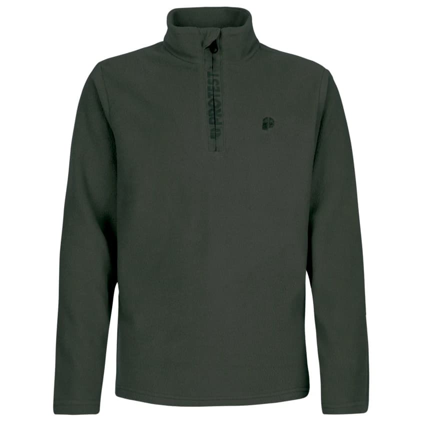 Детски поларен пуловер Protest Kid's PRTReperfecty 1/4 Zip Active Top Fleece jumper - Evergreen