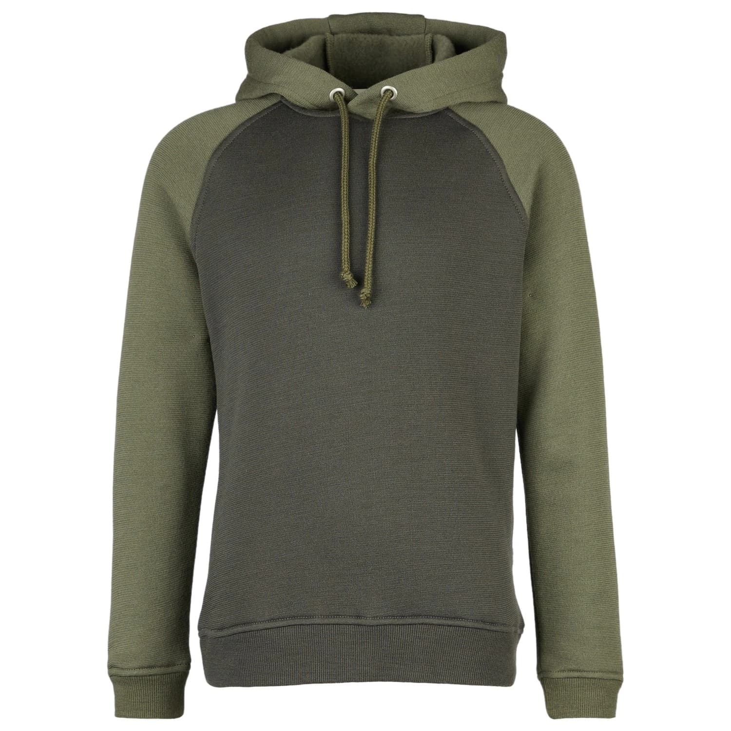 Детски вълнен пуловер Stoic Kid's MerinoFlatFleece240 SolbergSt. Hoody Merino hoodie - Olive Green / Dark Olive