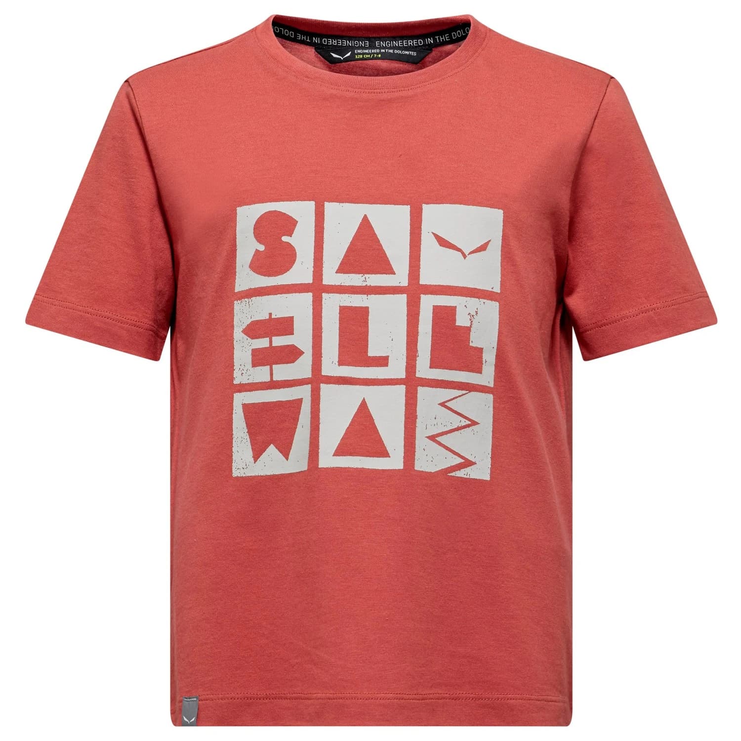 Детска тениска Salewa Kid's Graphic T-Shirt - Etruscan Red