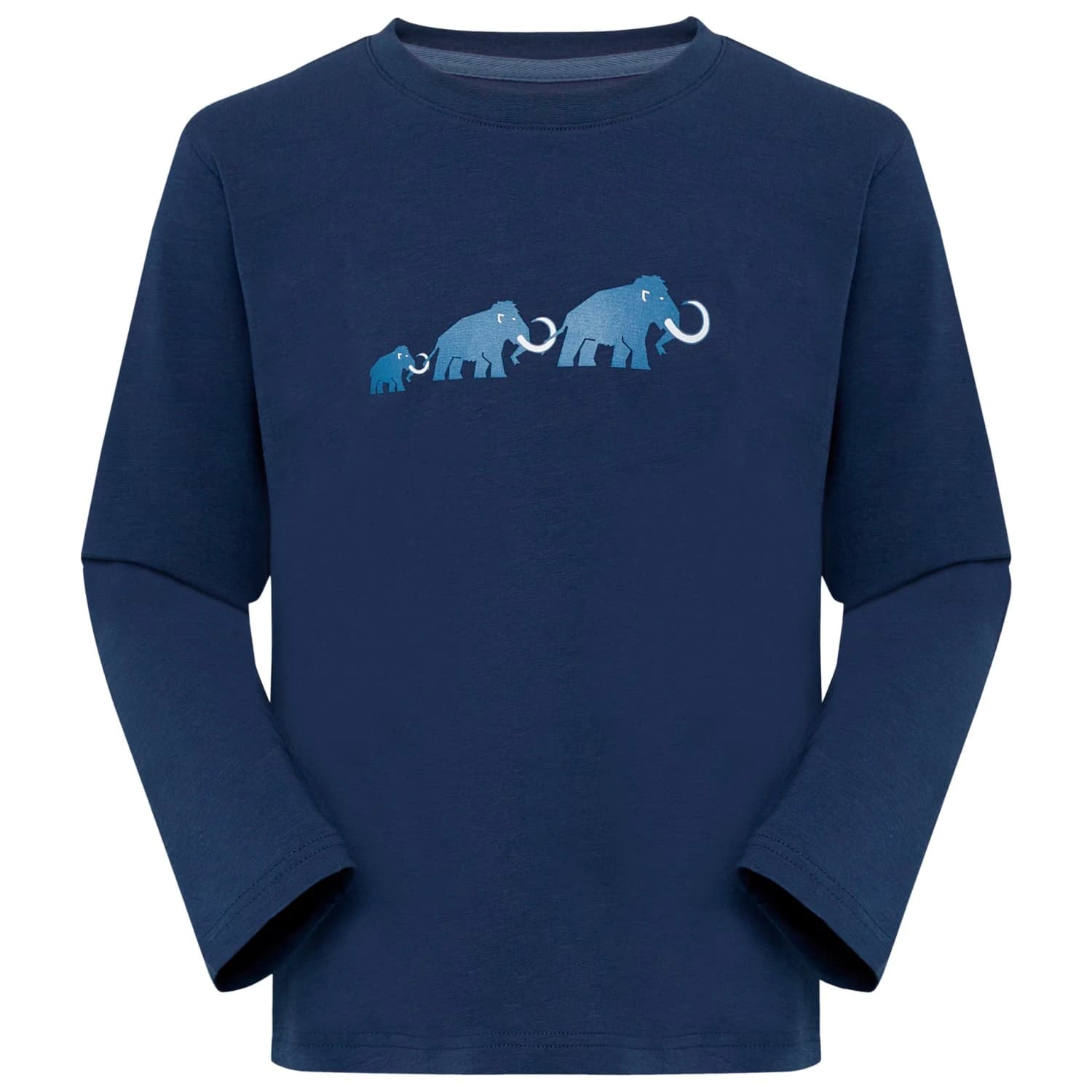 Детска блуза с дълъг ръкав Mammut Kid's Mammut Core Longsleeve Logo Longsleeve - Marine
