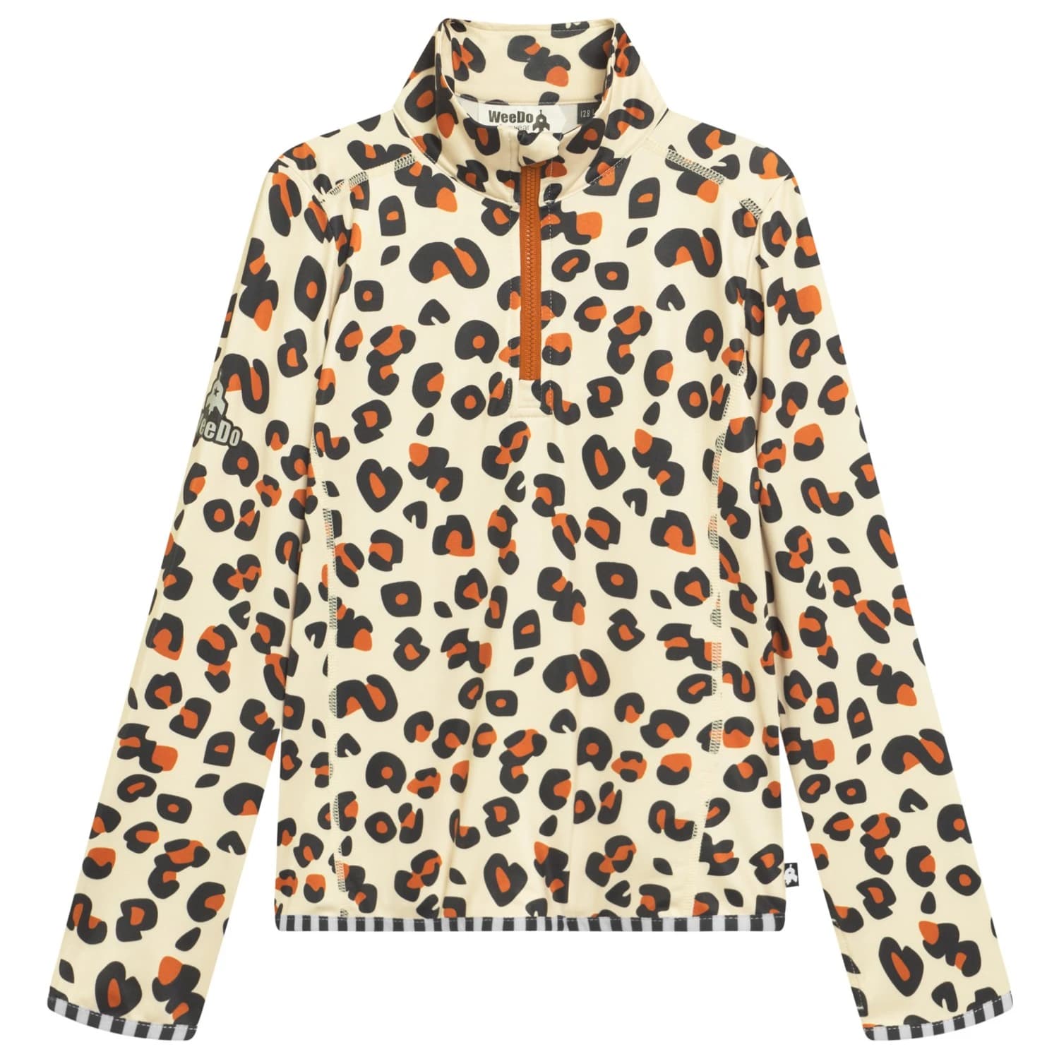 Детска спортна тениска WeeDo Kid's Cheetahdo 25 Thermoshirt Sport shirt - Print / Leather Brown
