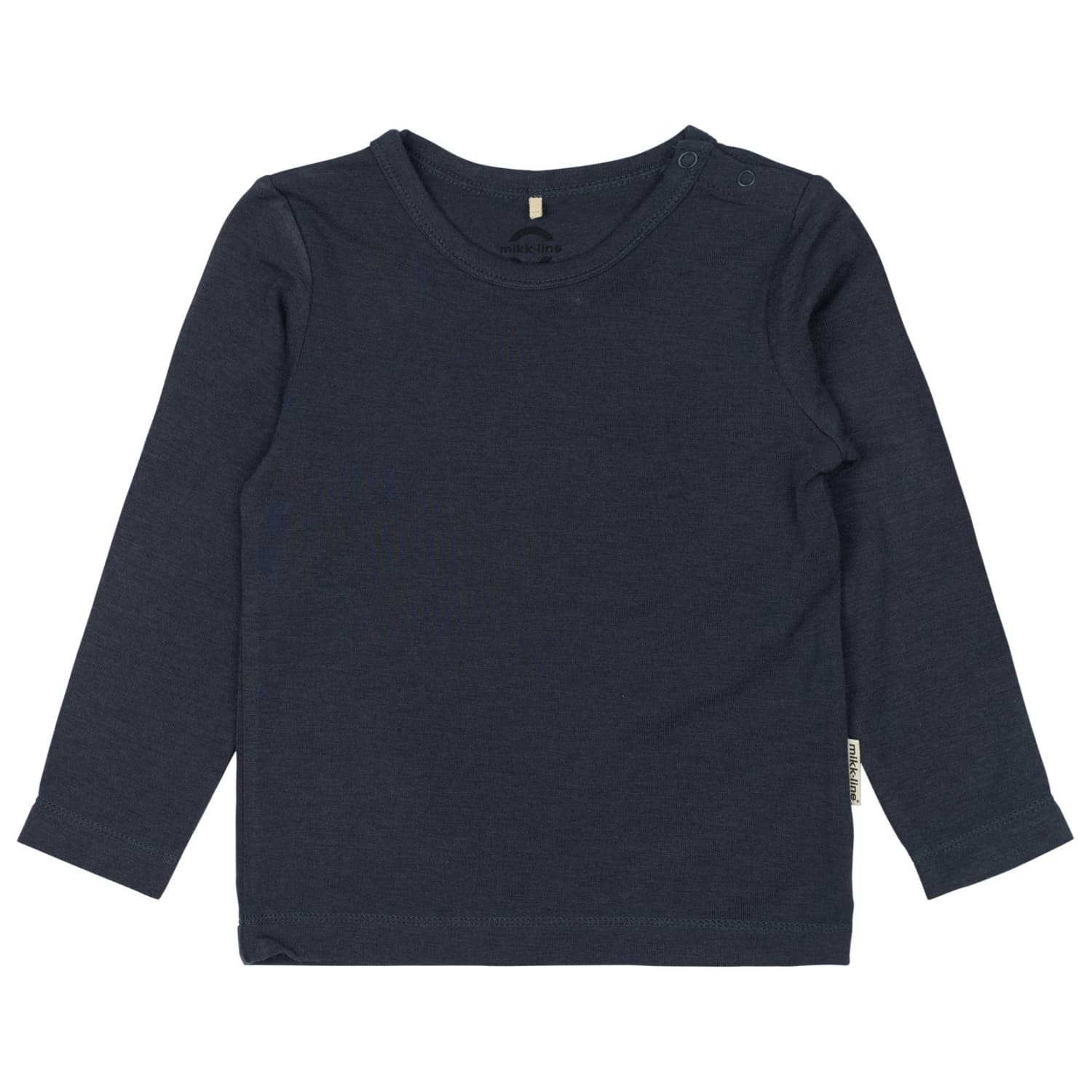 Детска мериносова блуза Mikk-line Kid's Wool/Bamboo L/S Top Merino shirt - Blue Nights